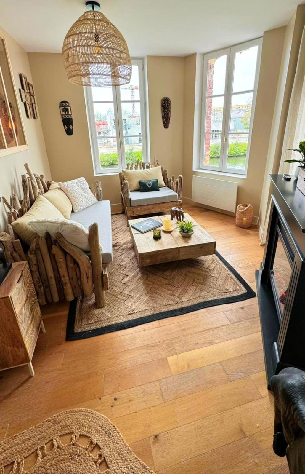 Duplex Safari Jusqu'A 4 Personnes, Spa, Cinema Et Lit Sous Les Arbres, Day Use, 10 Min Centre Amiens Buitenkant foto